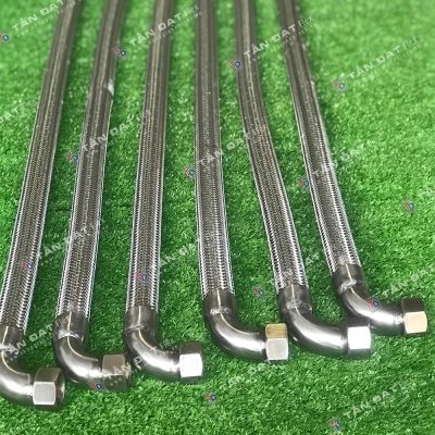 Gia Công Ống Mềm Inox Một Đầu Công Một Đầu Thẳng